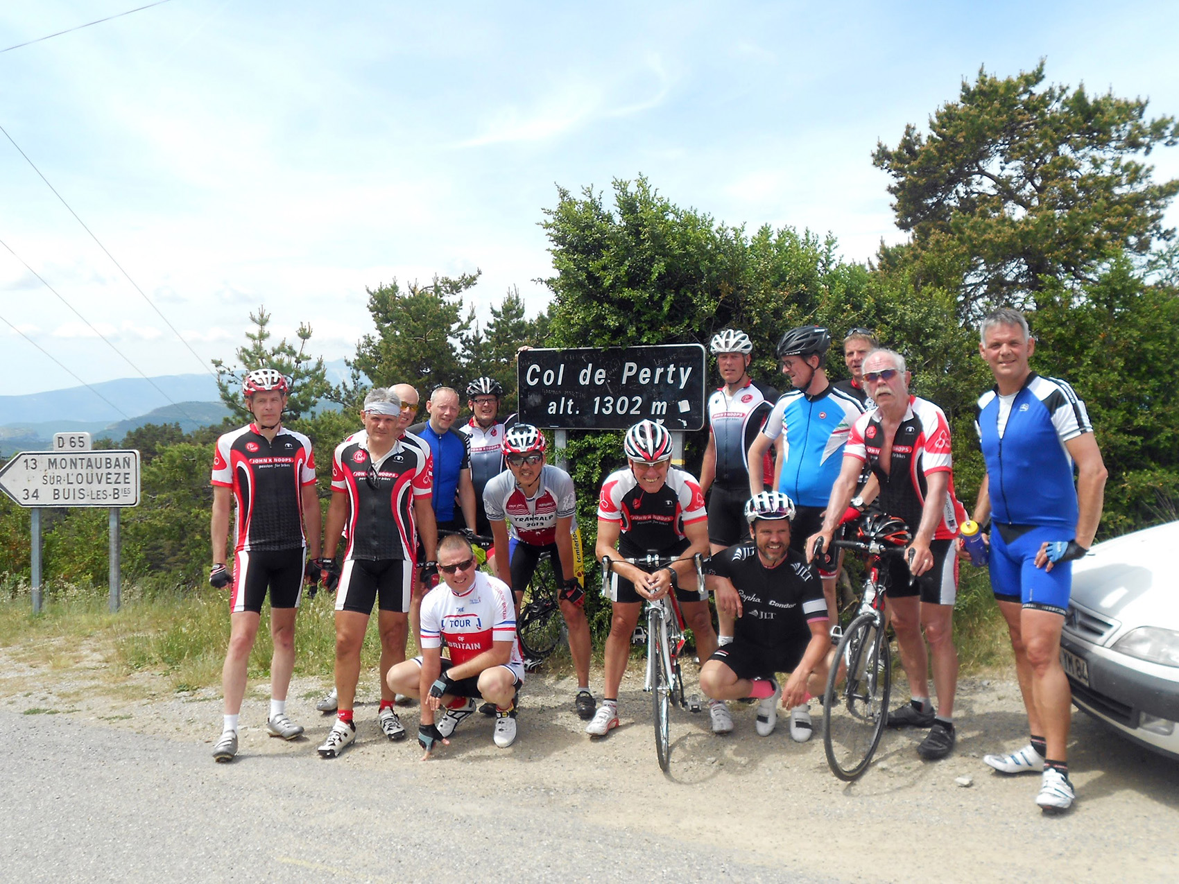 Dag 2: maandag 1 juni 2015,  Col de Perty 125 km, 2100 hoogtemeters